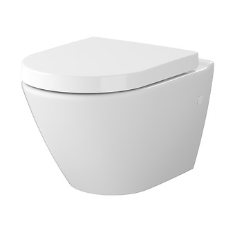 SET C08 MISKA ZAWIESZANA MESTO OVAL CLEAN ON DESKA MESTO OVAL DUROPLASTOWA ...